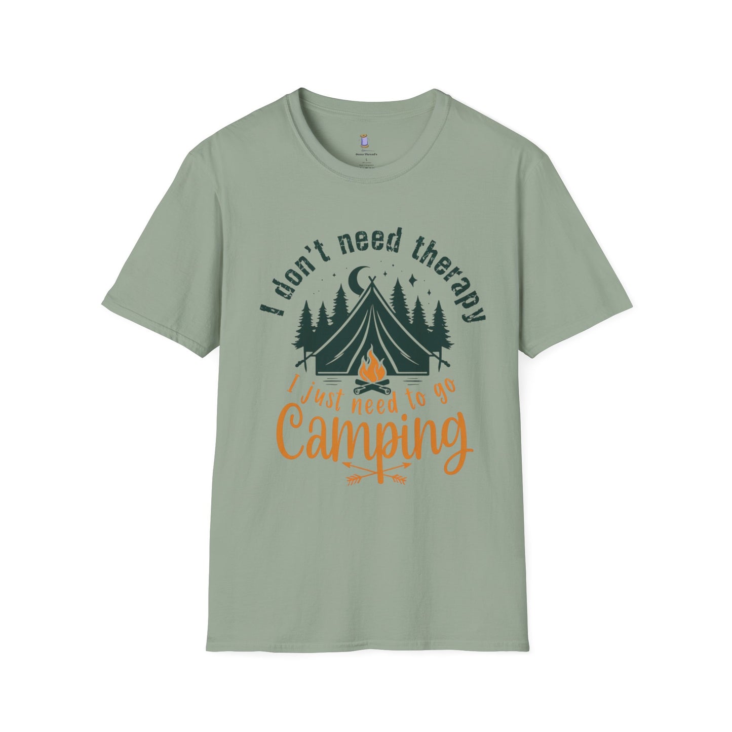 Camping Therapy Unisex T-Shirt | Outdoor Enthusiast Gift | Nature Lover Tee | Adventure Shirt | Camping Apparel