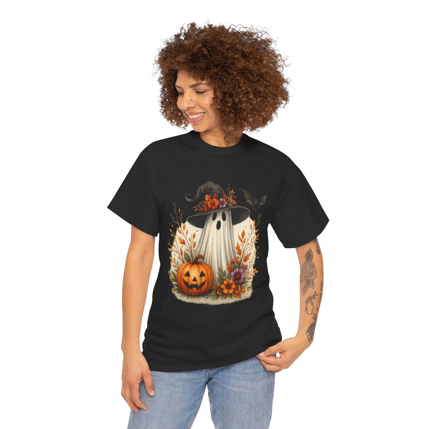Whimsical Ghost Halloween Tee