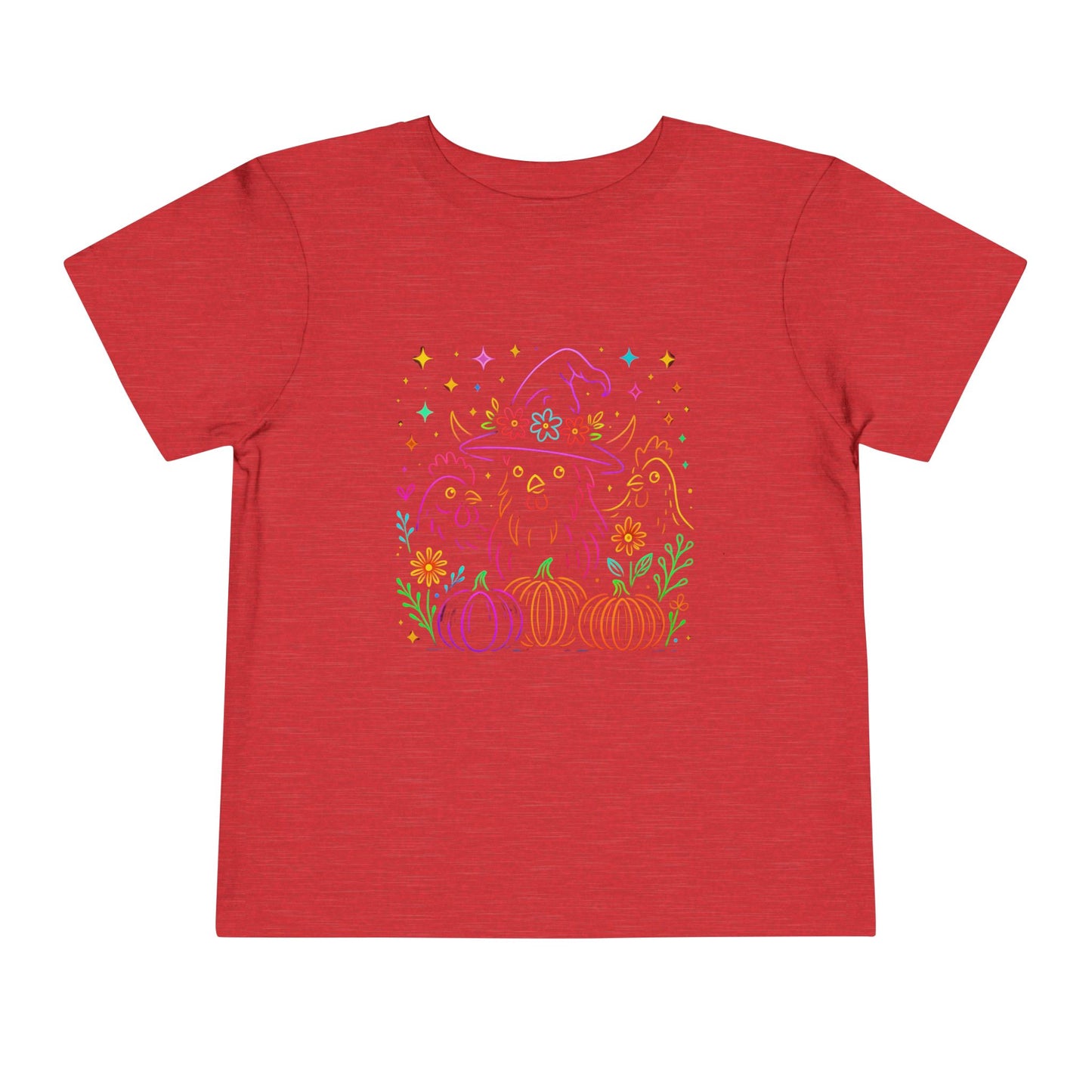 Witch Chicken Halloween Toddler Christmas Tee