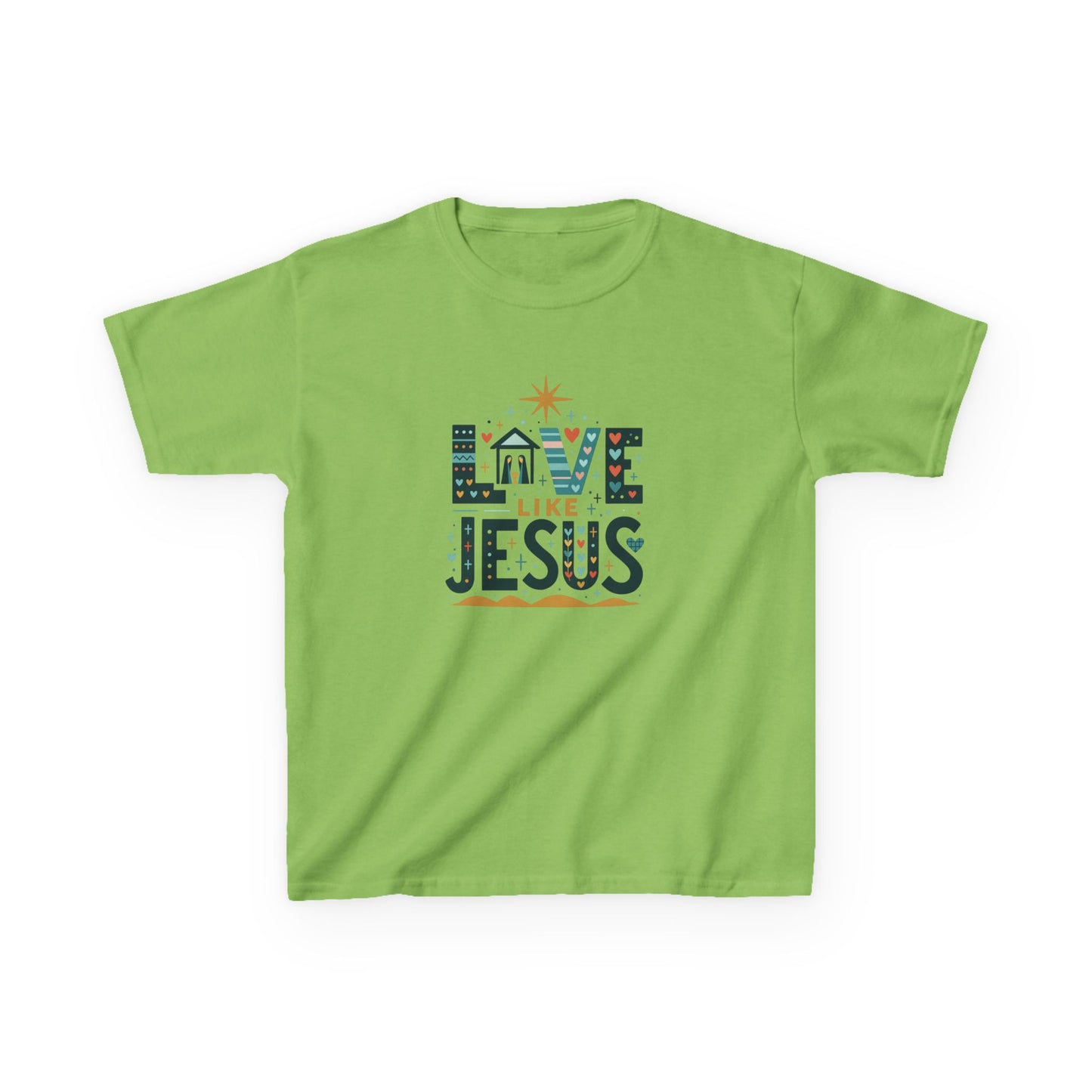 Love Like Jesus - Dino Christmas Tee