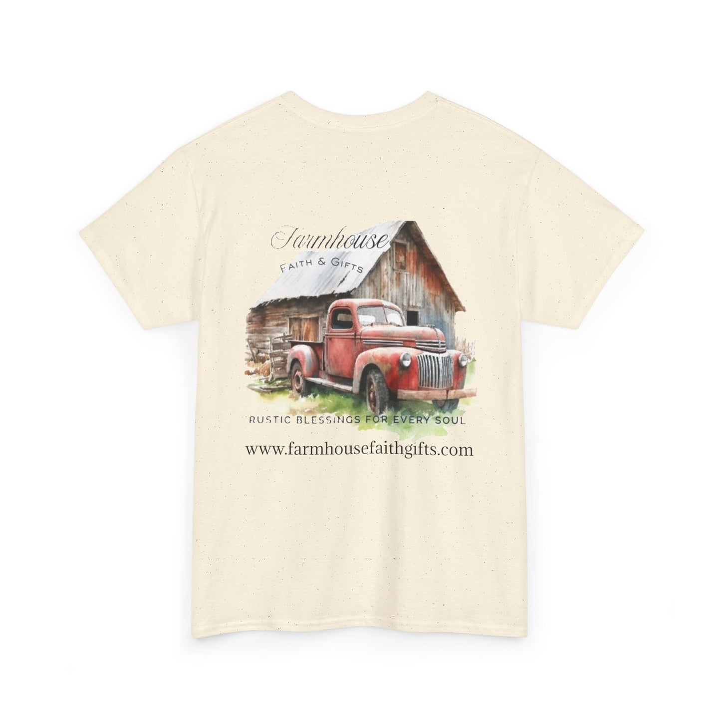 Rustic Farmhouse Unisex Tee, Country Style Shirt, Vintage Truck Tee, Back to Nature Apparel, Ideal Gift for Farm Lovers