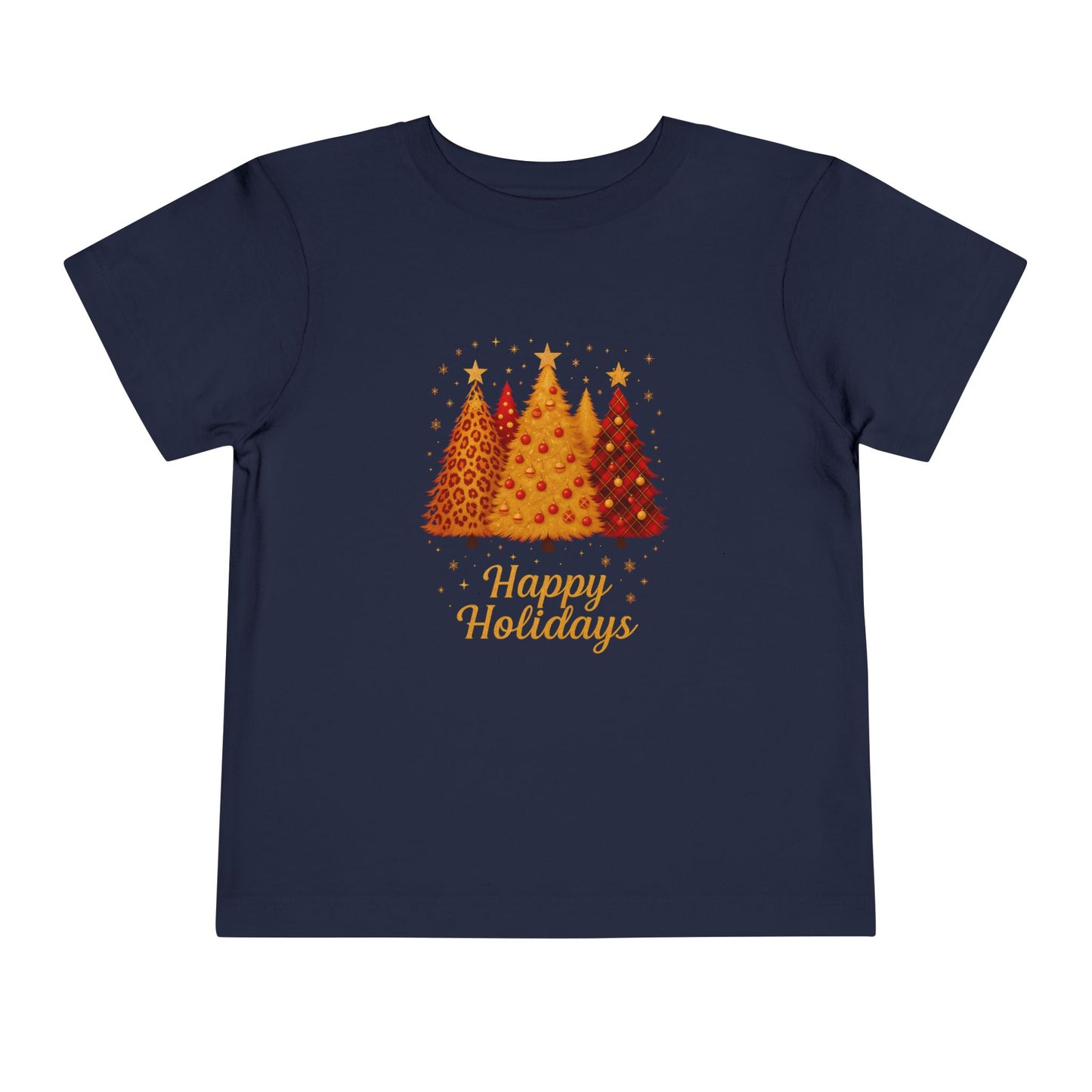 Happy Holidays Christmas Tree Toddler Tee