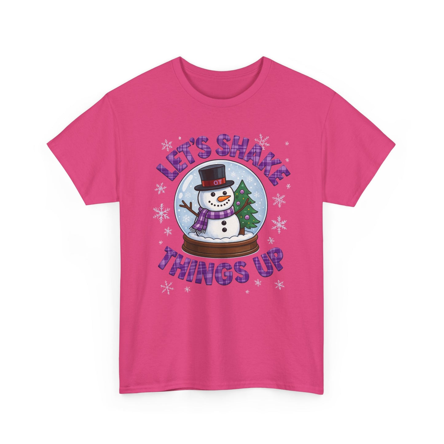 Snow Globe Tee with Let's Shake Things Up Design