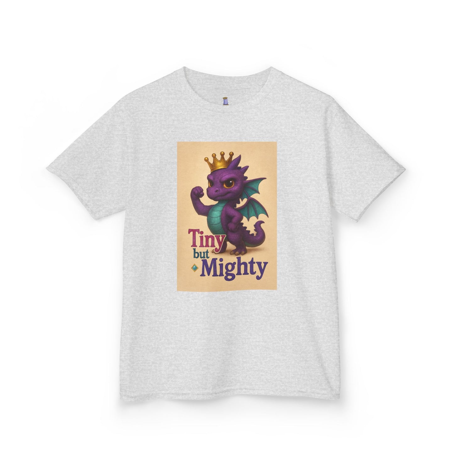 Kids Dragon Tee, Fun Kids T-Shirt, Tiny but Mighty Shirt, Unique Kids Apparel, Gift for Young Adventurers, Cute Dragon Design