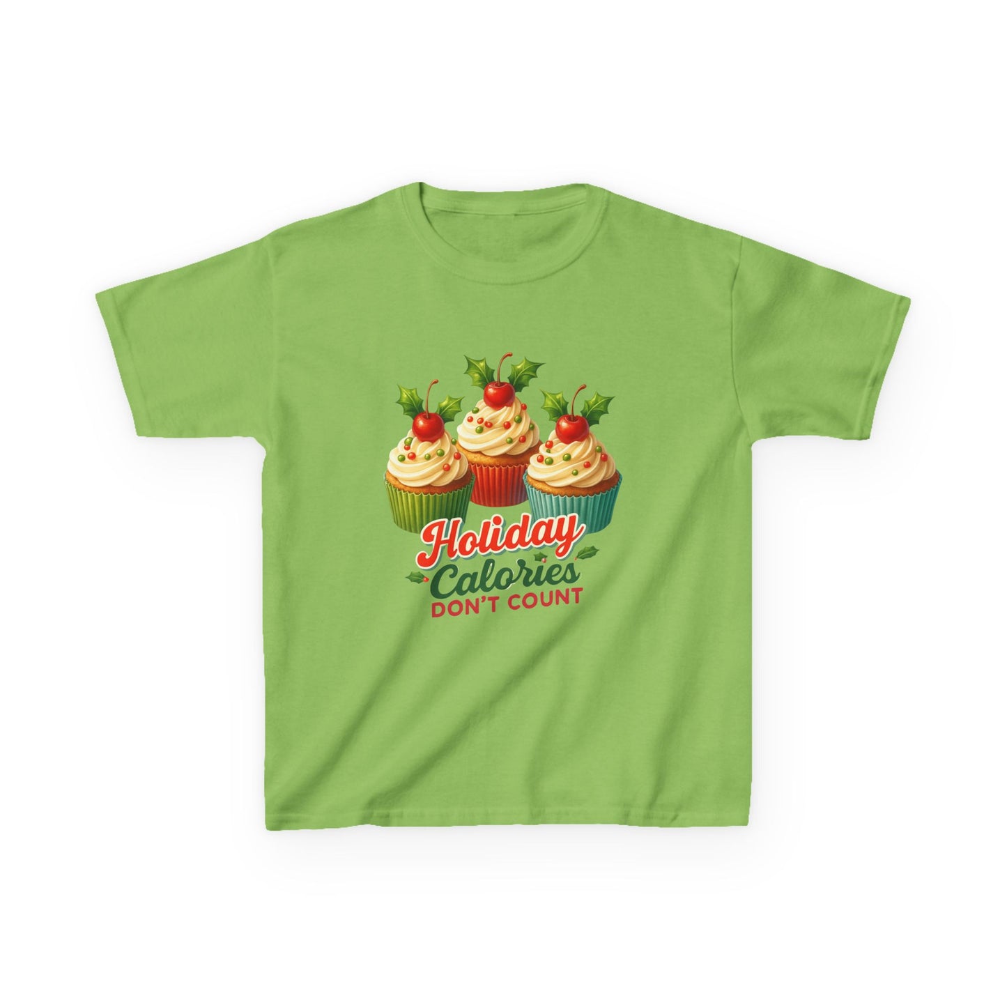 Holiday Cupcake Dino Tee - Christmas Fun!