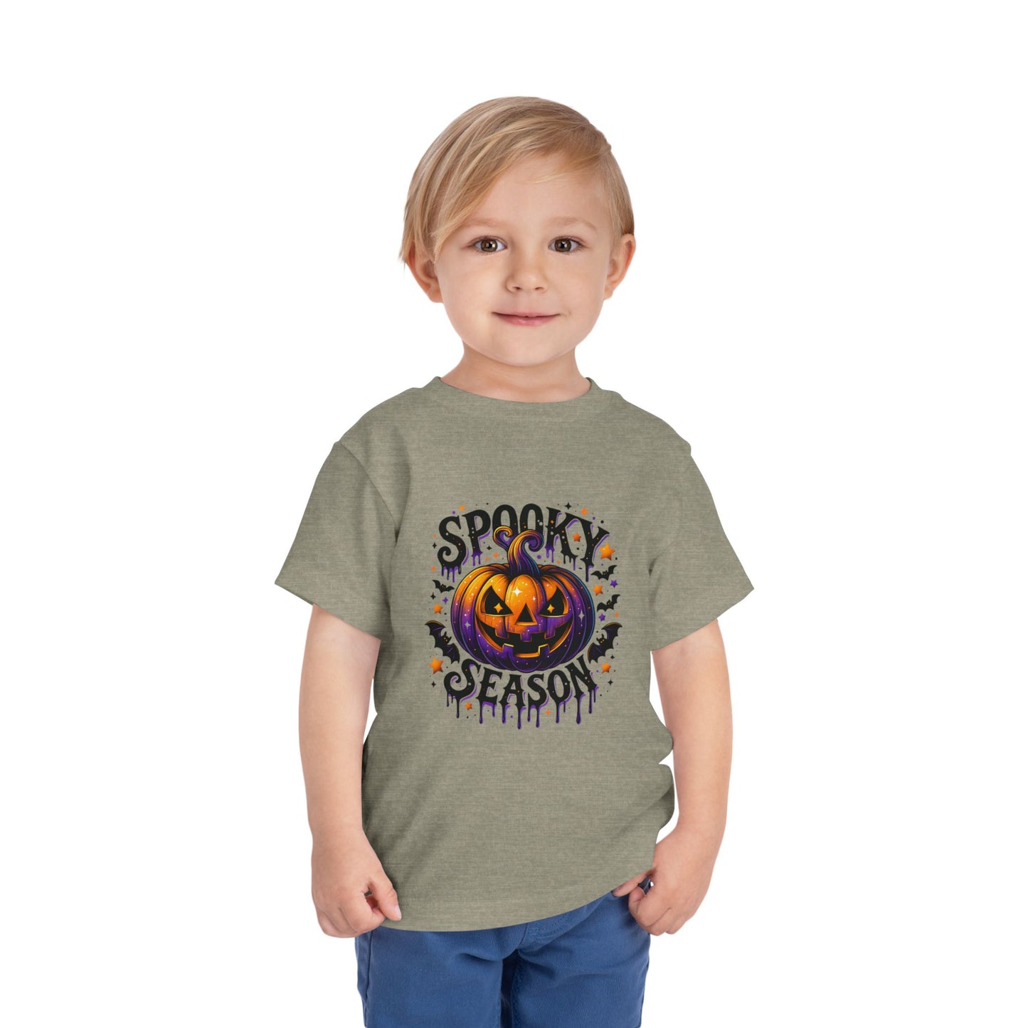 Spooky Season Jack-o'-Lantern Toddler Tee