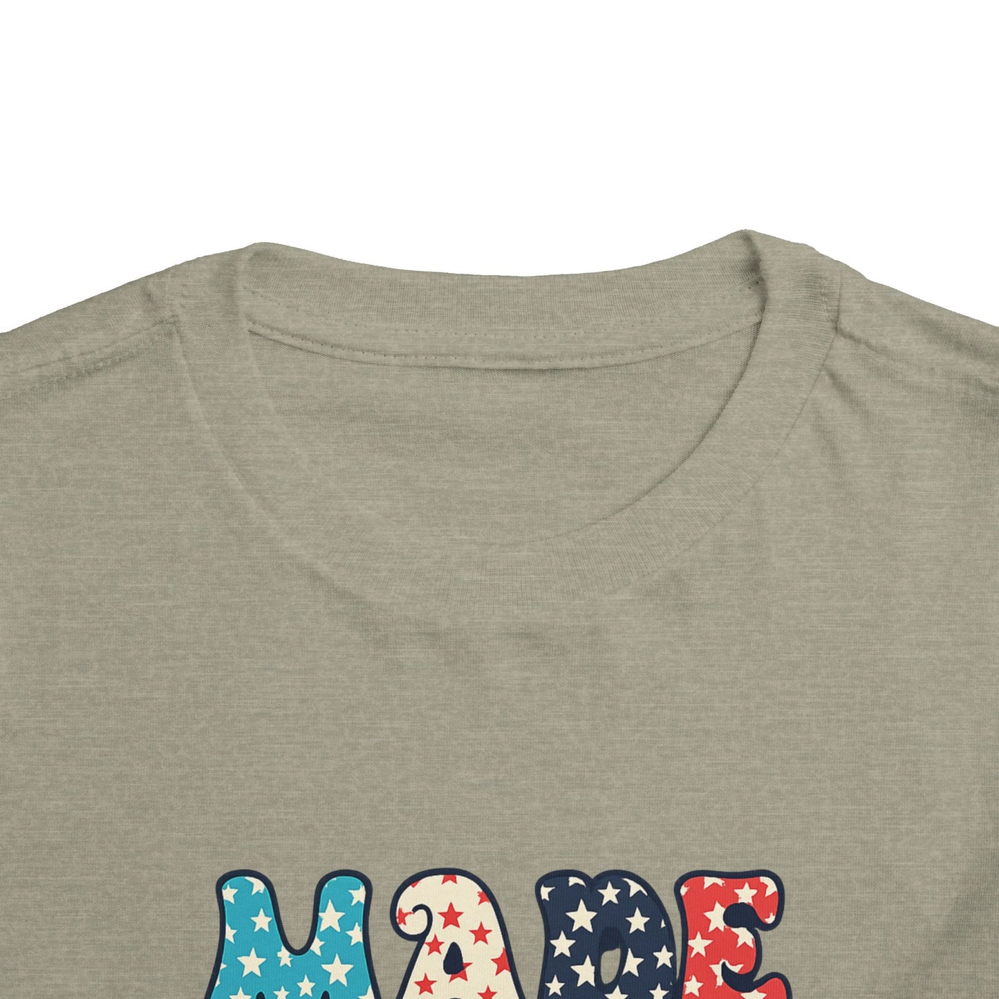 Toddler Tee Vintage Made in USA Retro Smiley Peace Sign Star Design