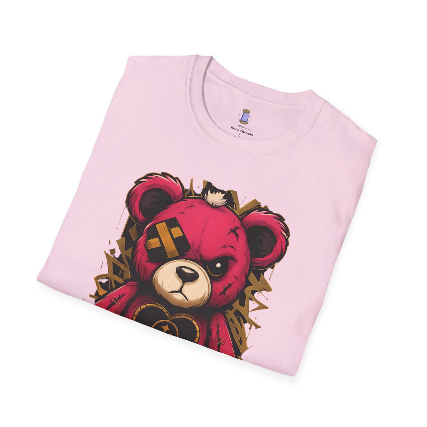 Cute Teddy Bear Graphic Tee, Soft Unisex Shirt, Casual Wear, Unique Gift, Gift for Her, Holiday Apparel