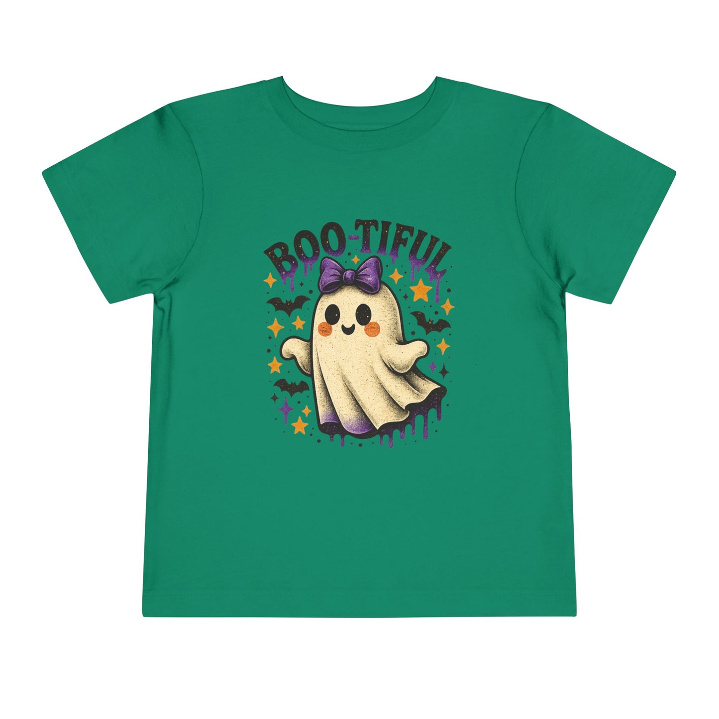 Boo-tiful Ghost Halloween Toddler Tee