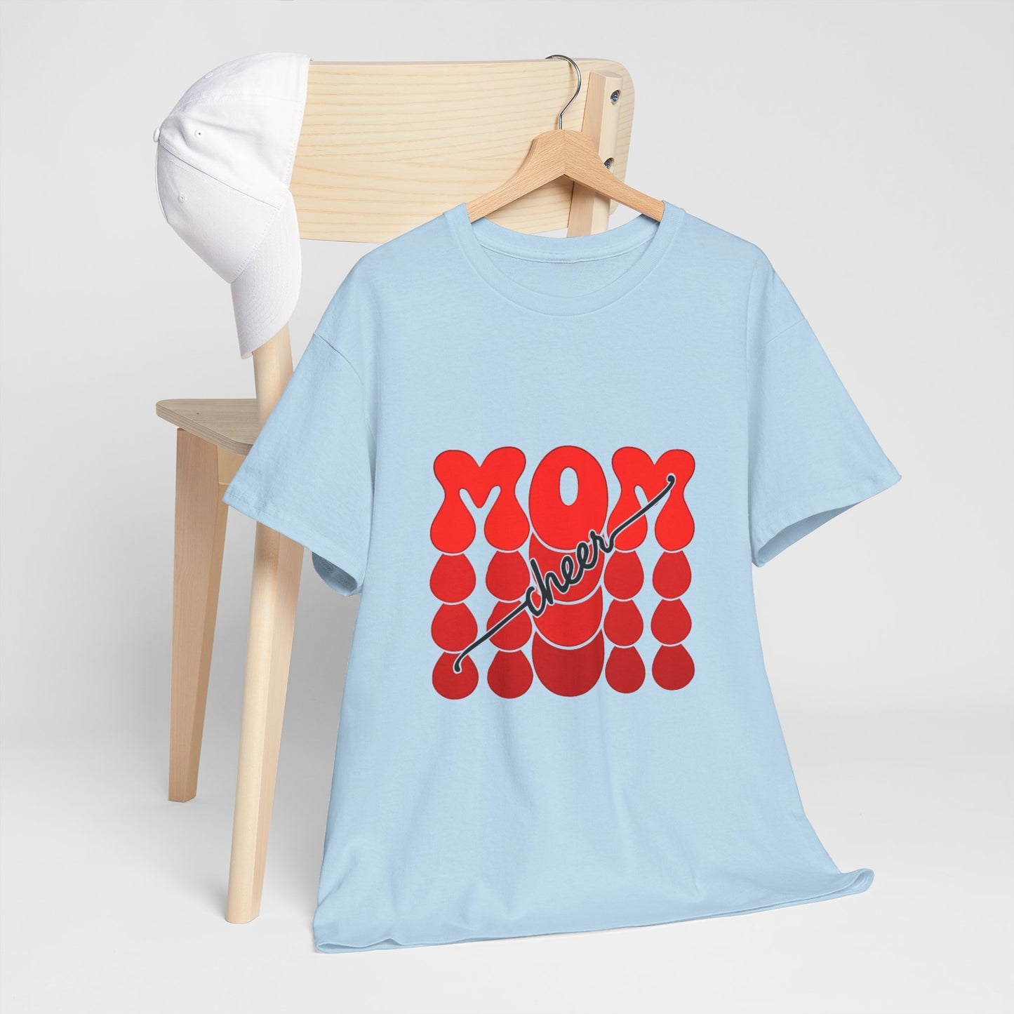 Retro Mom Cheer Tee – Bold Support & Spirit Shirt