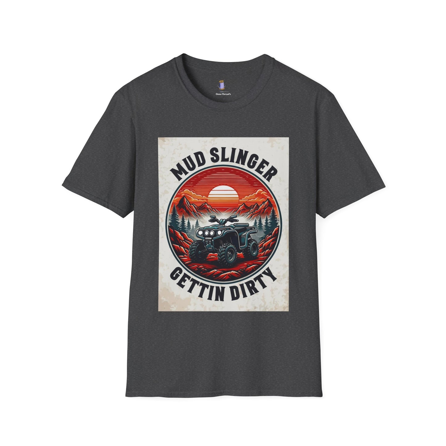 Mud Slinger Unisex Softstyle T-Shirt, Adventure Tee, Off-Road Enthusiast Shirt, Gift for Mud Lovers, Outdoor Sportswear, Gettin Dirty Tee