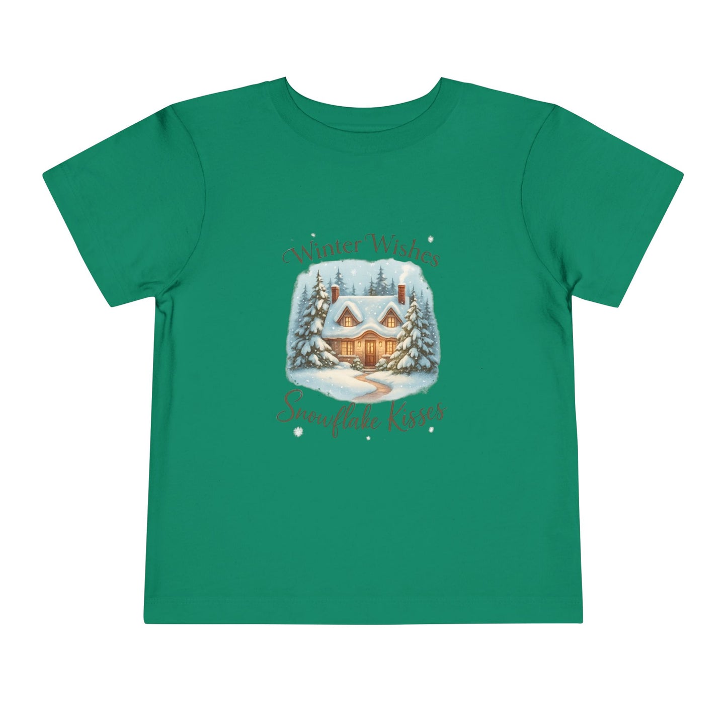 Winter Wishes Cottage Christmas Tee - Toddler Holiday