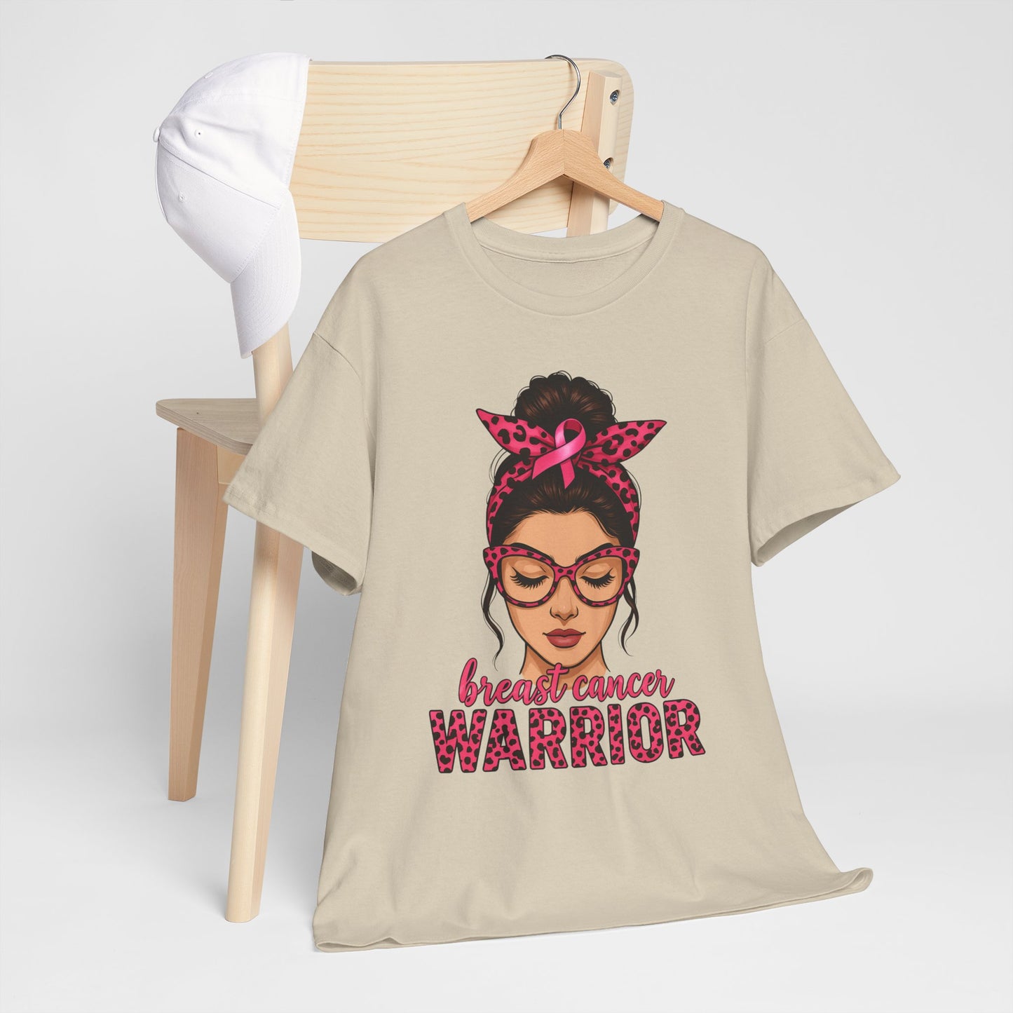Breast Cancer Warrior Tee - Pink Ribbon Support