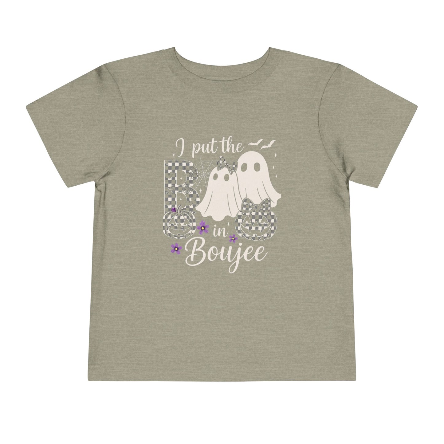 Boujee Halloween Toddler Tee: I Put the B in Boujee