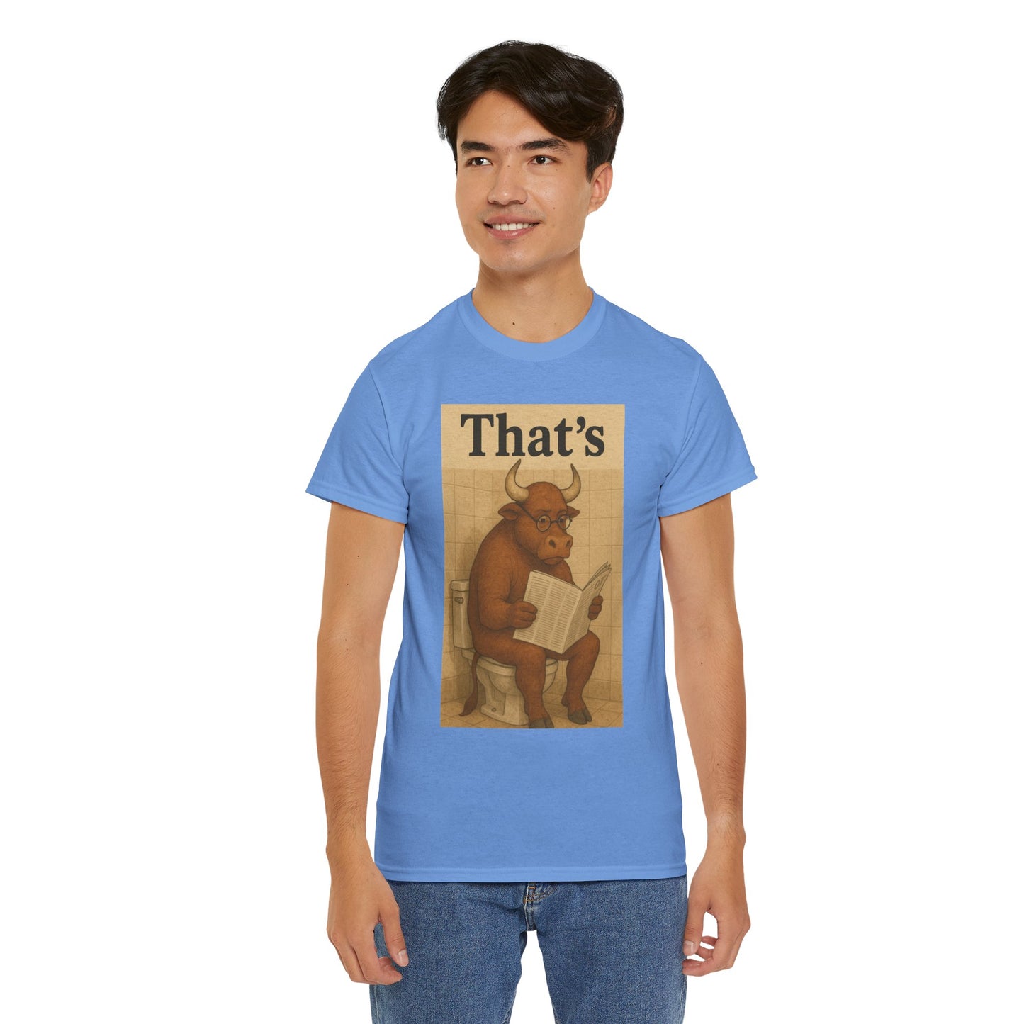Bull on Toilet Unisex Tee
