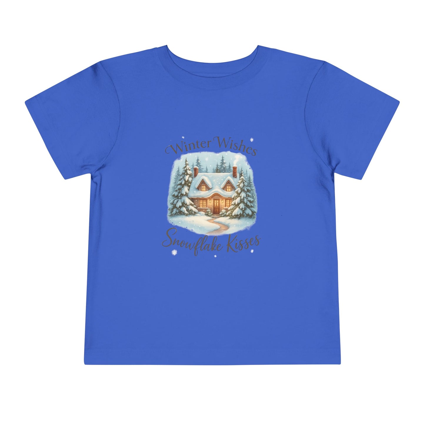 Winter Wishes Cottage Christmas Tee - Toddler Holiday