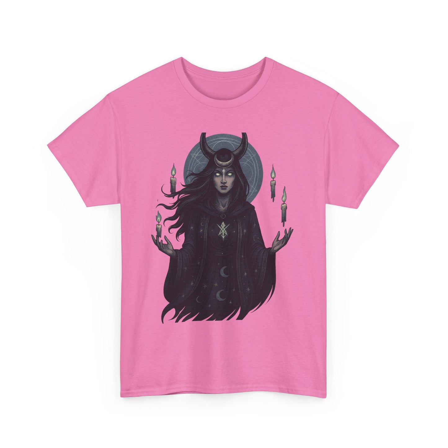 Moonlit Sorceress – Enchanted Candlelight Tee