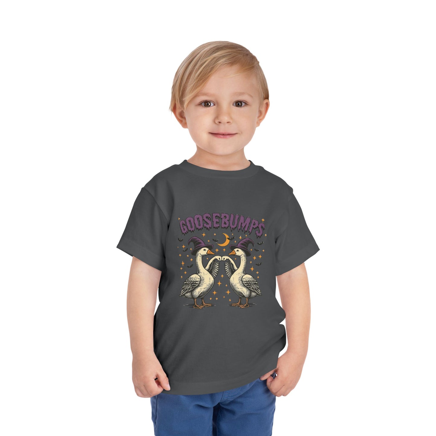 Goosebumps Halloween Toddler Tee - Funny Spooky Xmas
