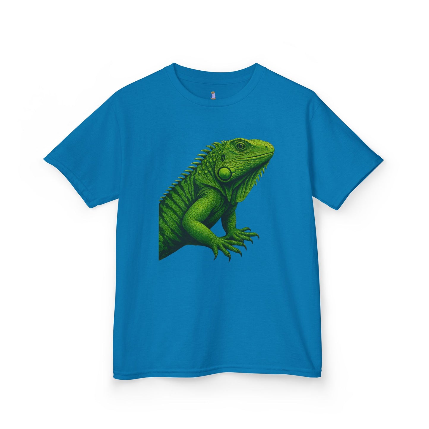 Green Iguana Kids Tee - Fun Shirt for Nature Lovers, Birthday Gift, Summer Wear, Animal Lovers, Eco-Friendly Clothing