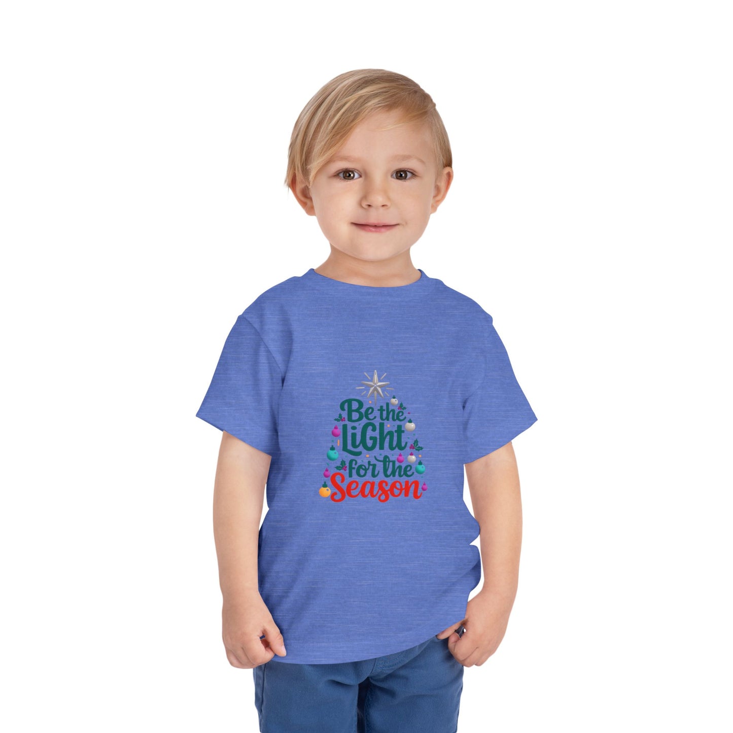 Be the Light Toddler Christmas Tee