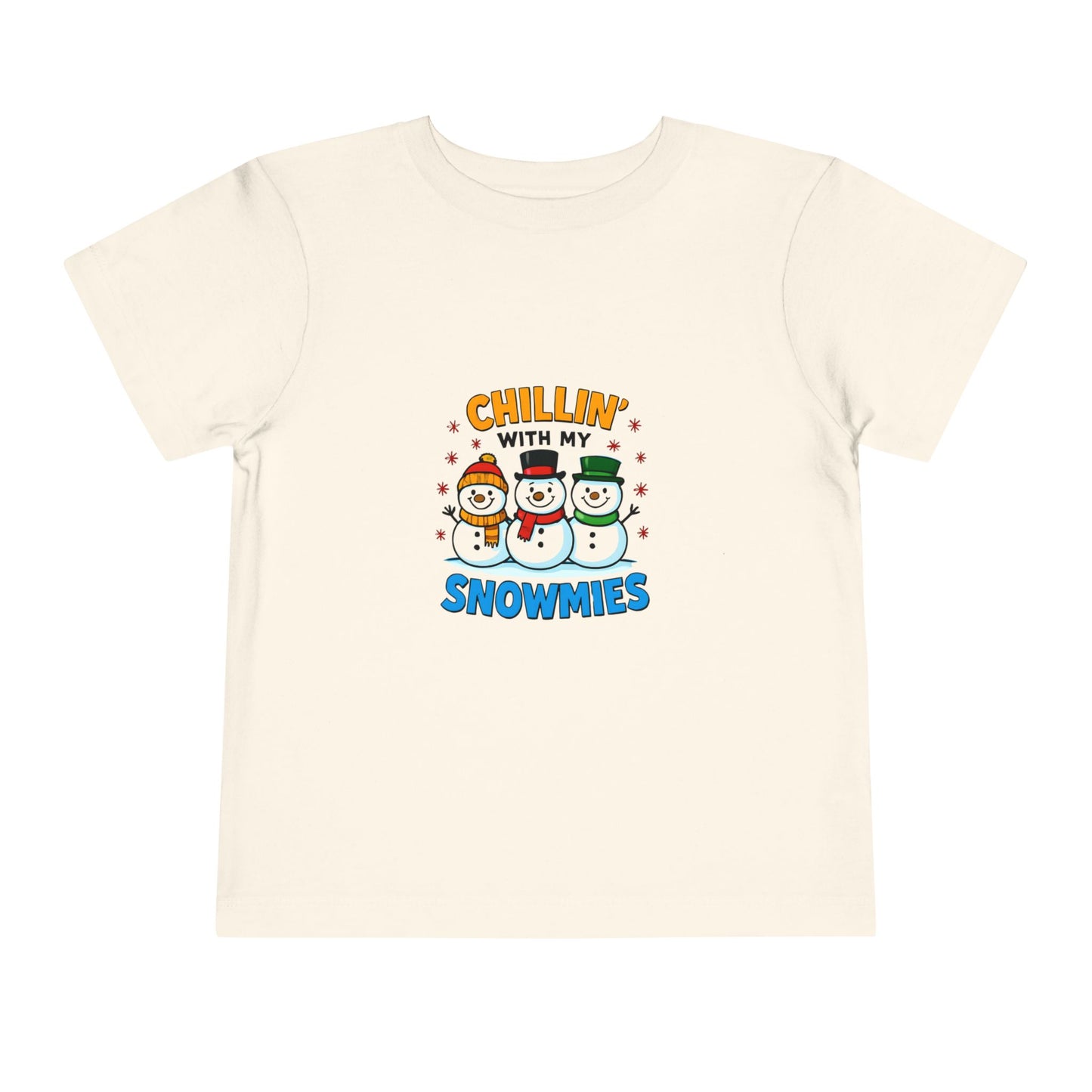 Chillin' with My Snowmies Toddler Christmas Tee