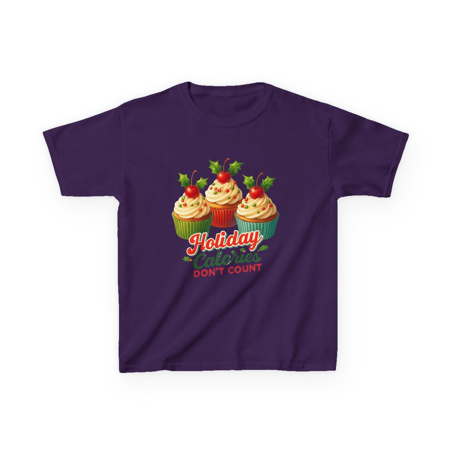 Holiday Cupcake Dino Tee - Christmas Fun!