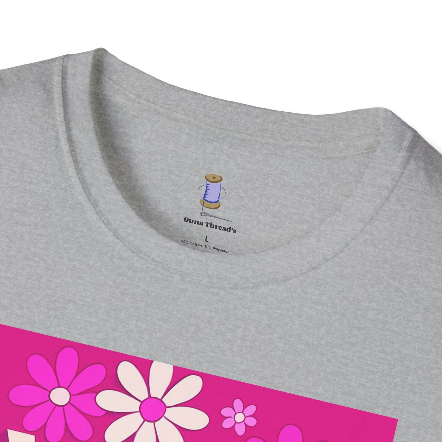 You Grow Girl Floral T-Shirt, Cute Feminine Tee, Gift for Her, Empowerment Shirt, Spring Fashion, Positive Vibes