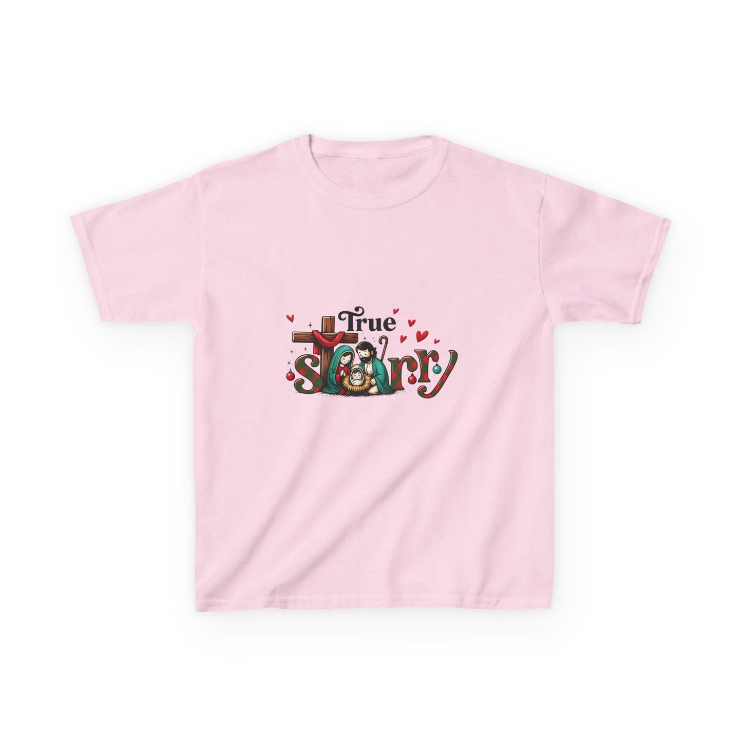 True Story Nativity Christmas Tee - Dinosaur Fun!