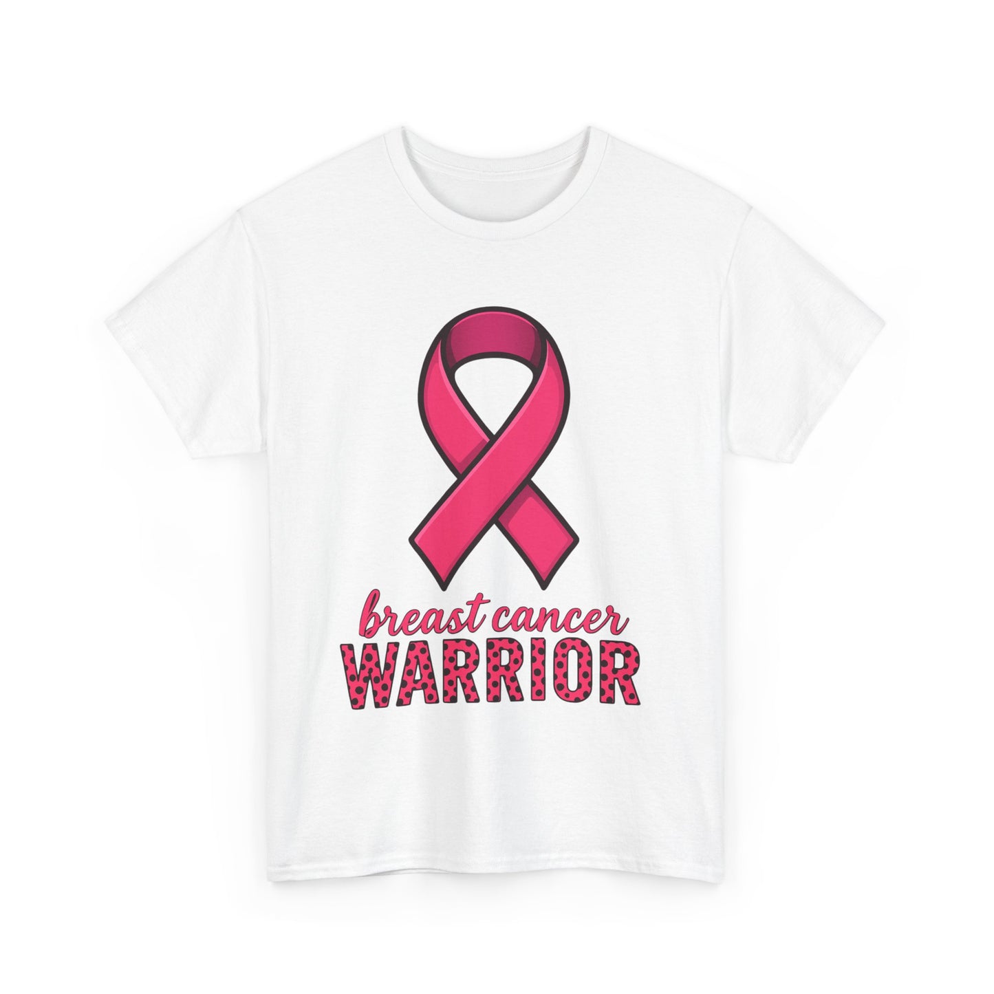 Breast Cancer Warrior Pink Ribbon Tee