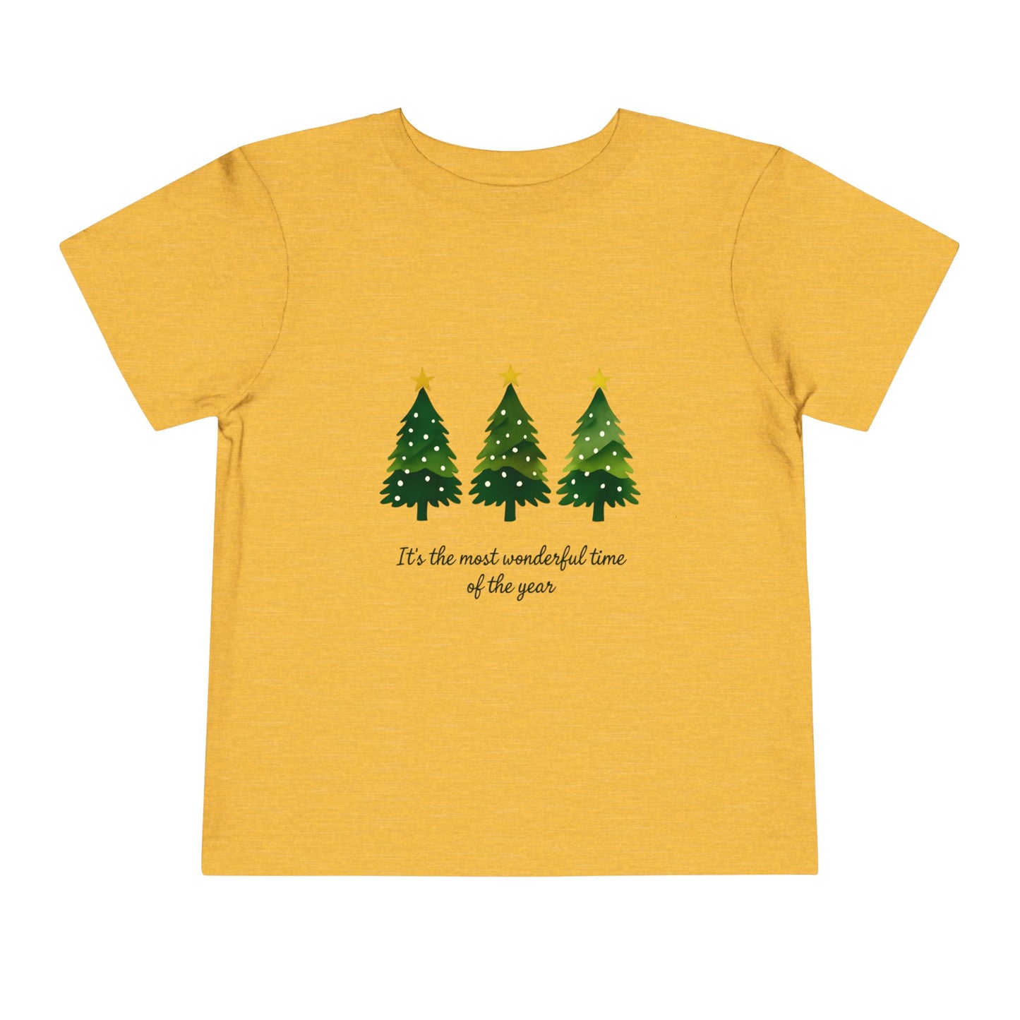 Watercolor Christmas Trees Toddler Tee