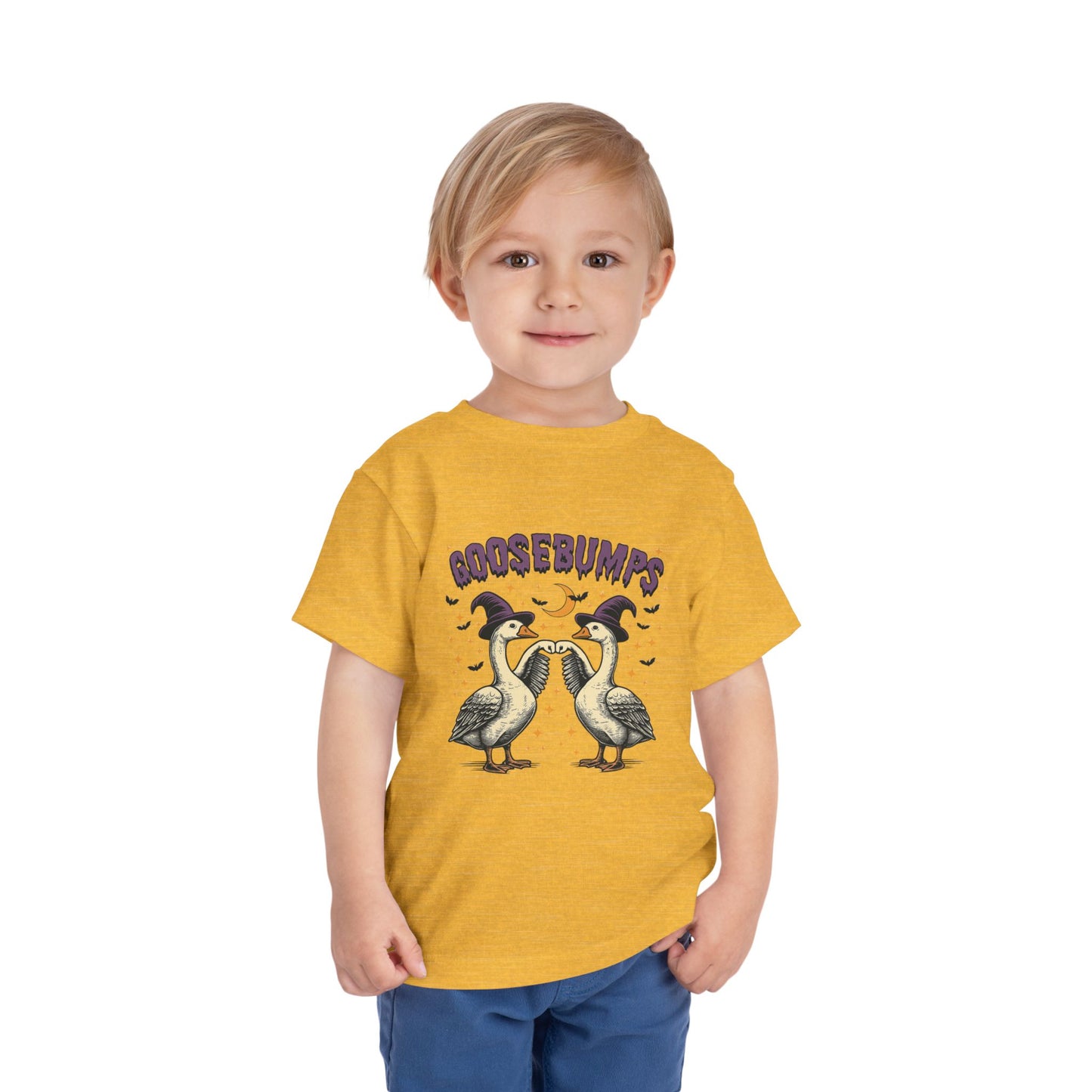 Goosebumps Halloween Toddler Tee - Funny Spooky Xmas