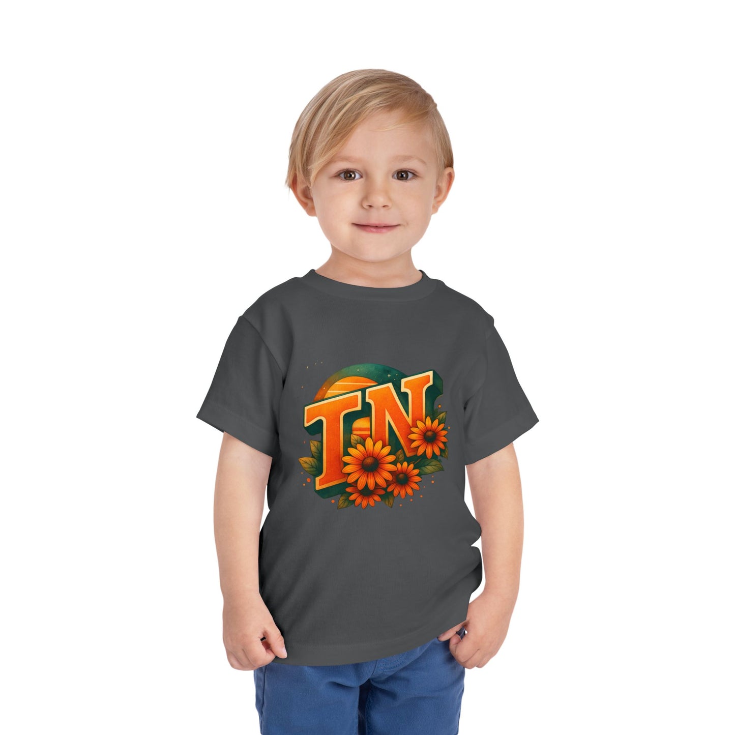 Toddler Tee Sunflower Sunset Design