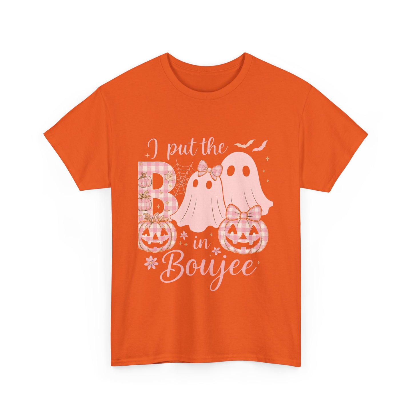 I Put The B In Boujee Pink Halloween Tee