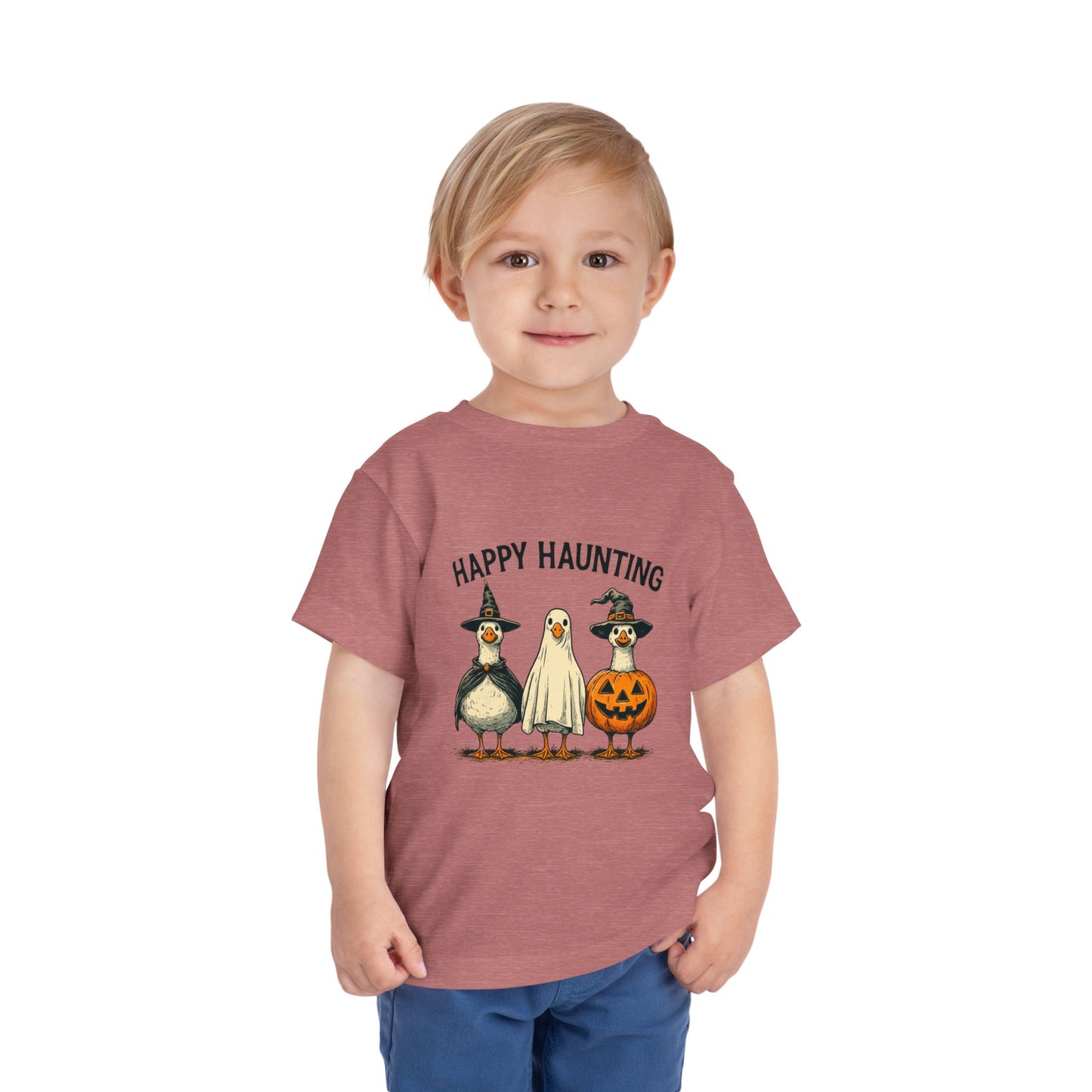 Happy Haunting Goose Halloween Tee