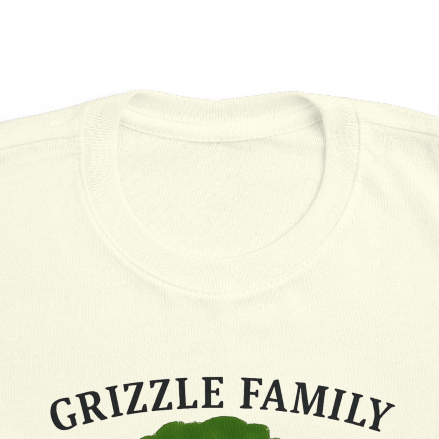 Personalized Grizzle Family Reunion Toddler Tee, Kid's Cotton T-Shirt, Children's Family Gathering Shirt, Custom Family Tee, Kids Event Shirt