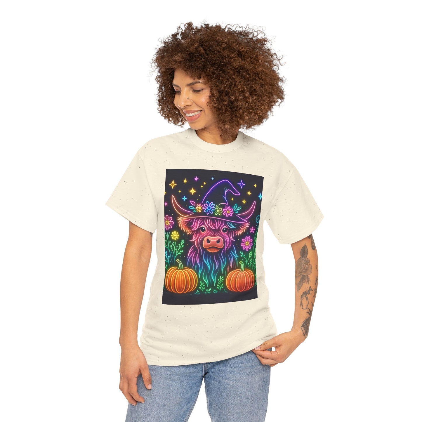 Neon Halloween Highland Tee