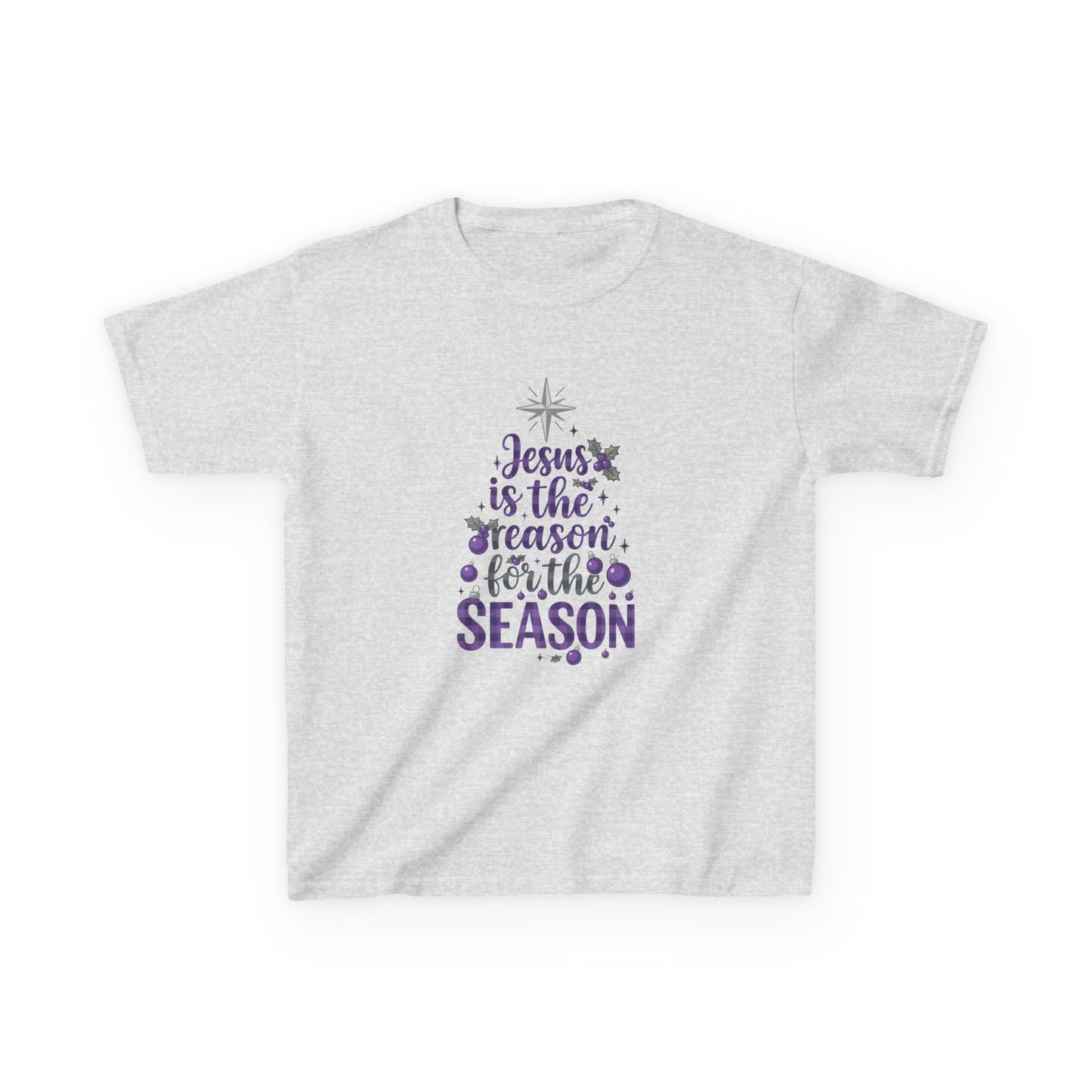 Jesus is the Reason Dino Christmas Tee - Kids Holiday