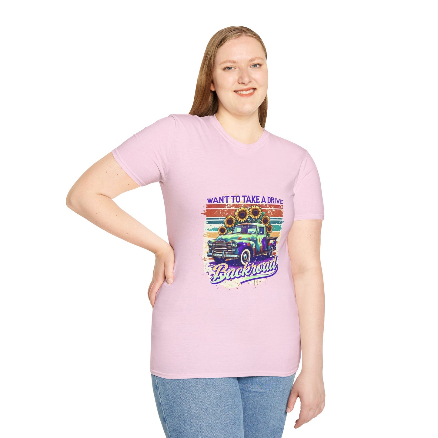 Retro Drive Unisex T-Shirt, Casual Tee, Vintage Car Shirt, Gift for Road Trip Lovers, Summer Style, Outdoor Adventure Apparel