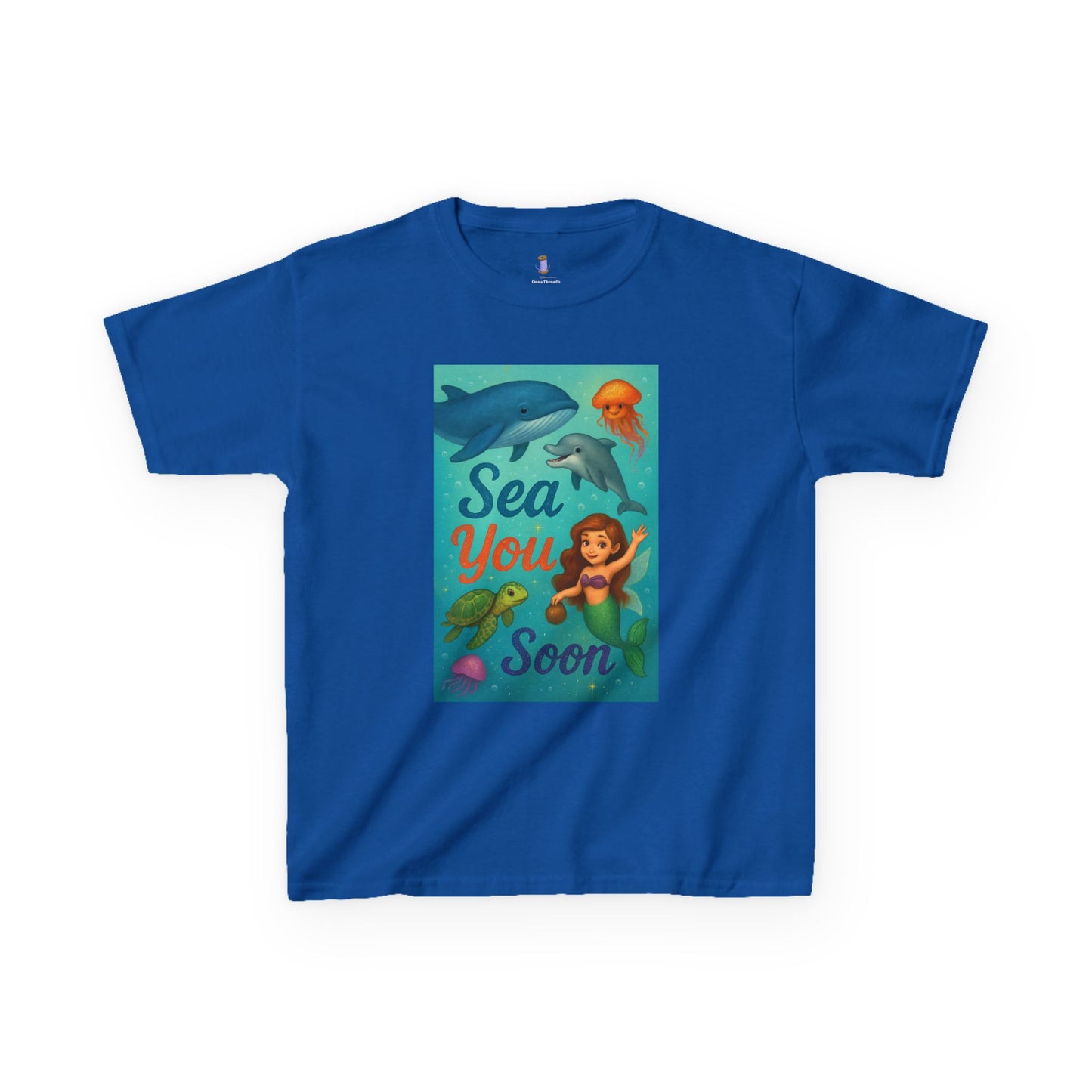 Kids Sea-Themed Tee, Ocean Adventure Shirt, Summer Casual Wear, Beach Birthday Gift, Fun Underwater T-Shirt, Nautical Kids Apparel