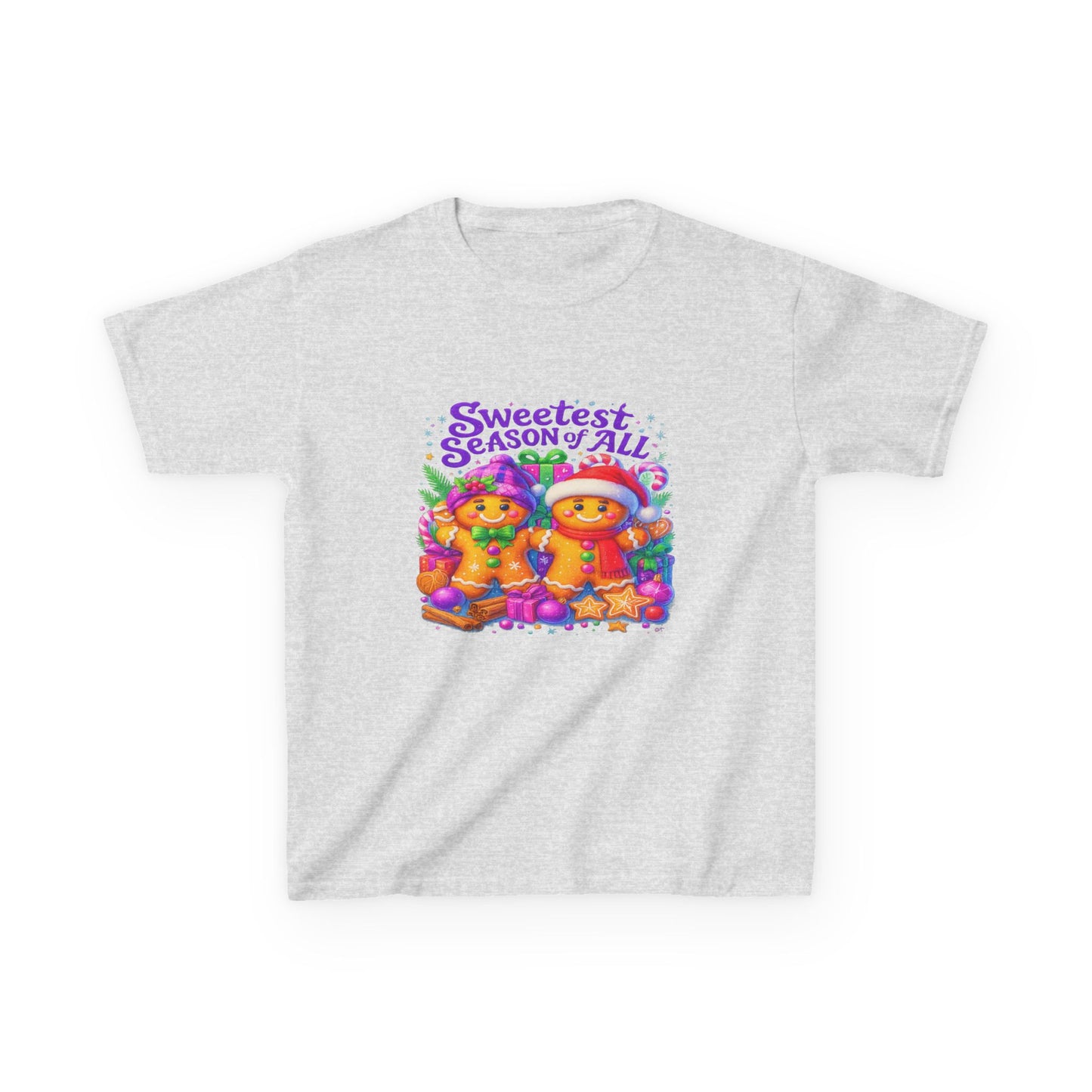 Sweetest Season Gingerbread Dino Tee - Kids Christmas Shirt