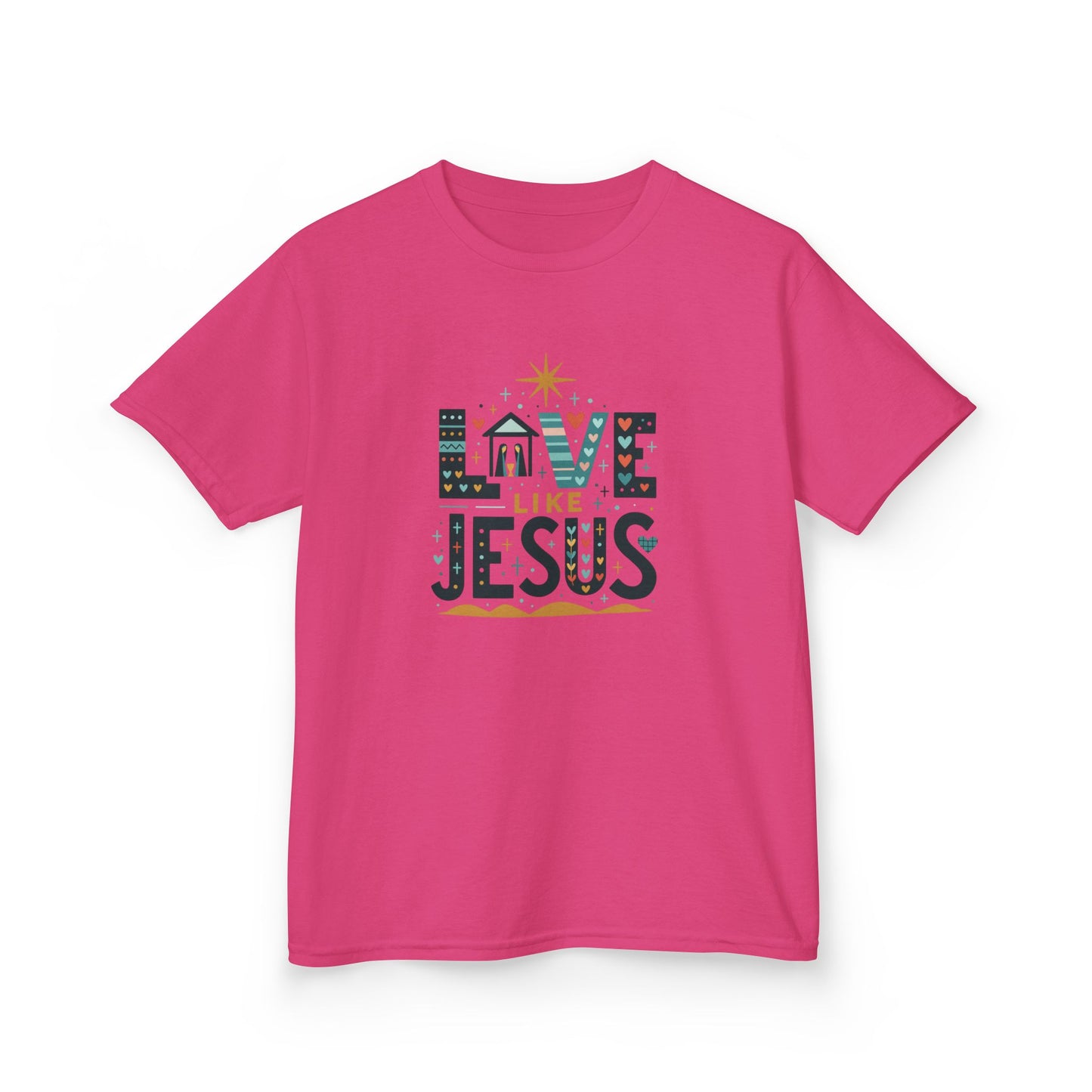 Love Like Jesus - Dino Christmas Tee