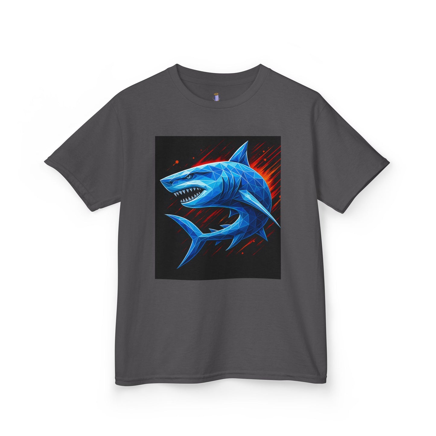 Kids Shark Graphic Tee - Cool Ocean Theme Shirt for Boys and Girls, Perfect Birthday Gift, Summer Fun, Beach Wear, Ocean Lover's Tee