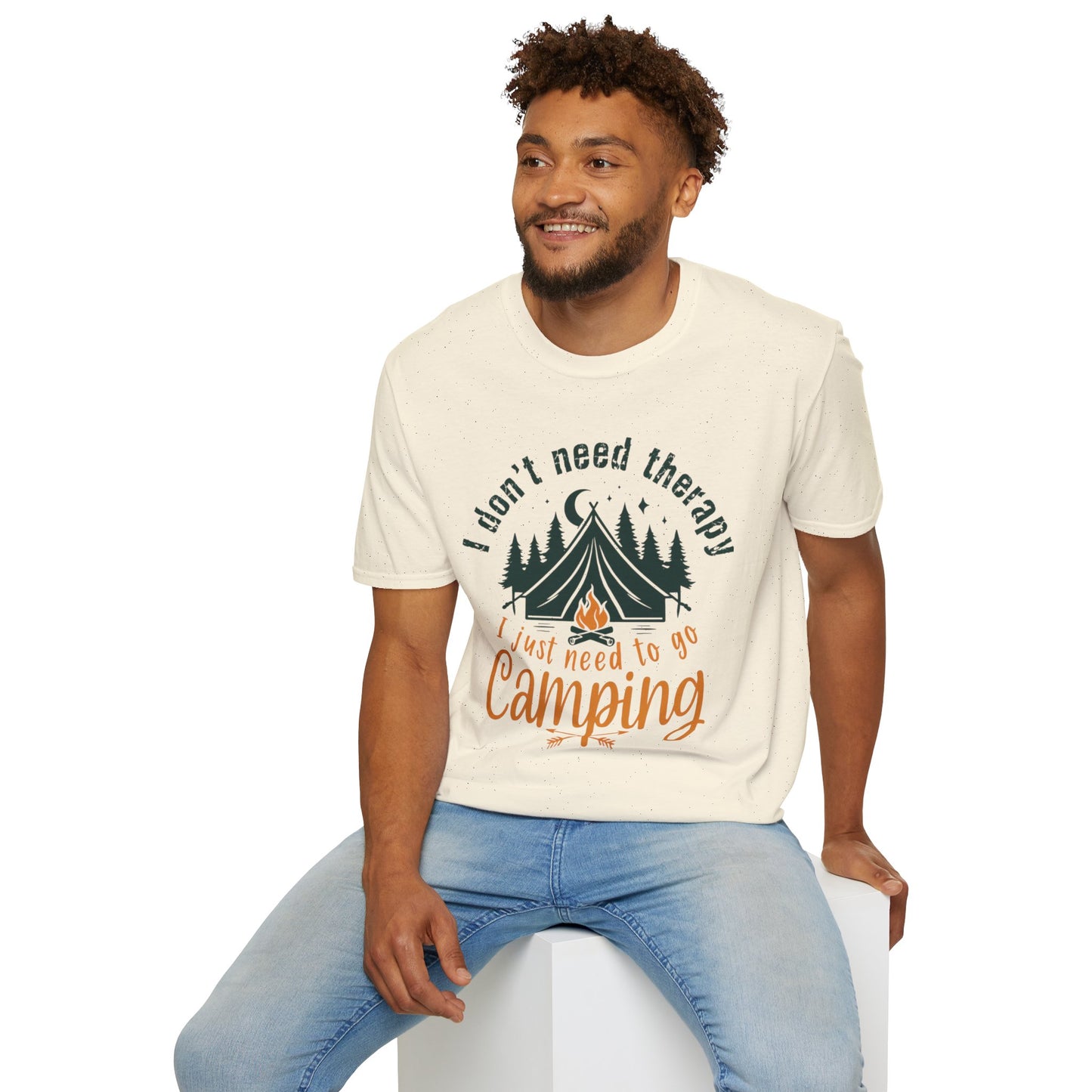 Camping Therapy Unisex T-Shirt | Outdoor Enthusiast Gift | Nature Lover Tee | Adventure Shirt | Camping Apparel