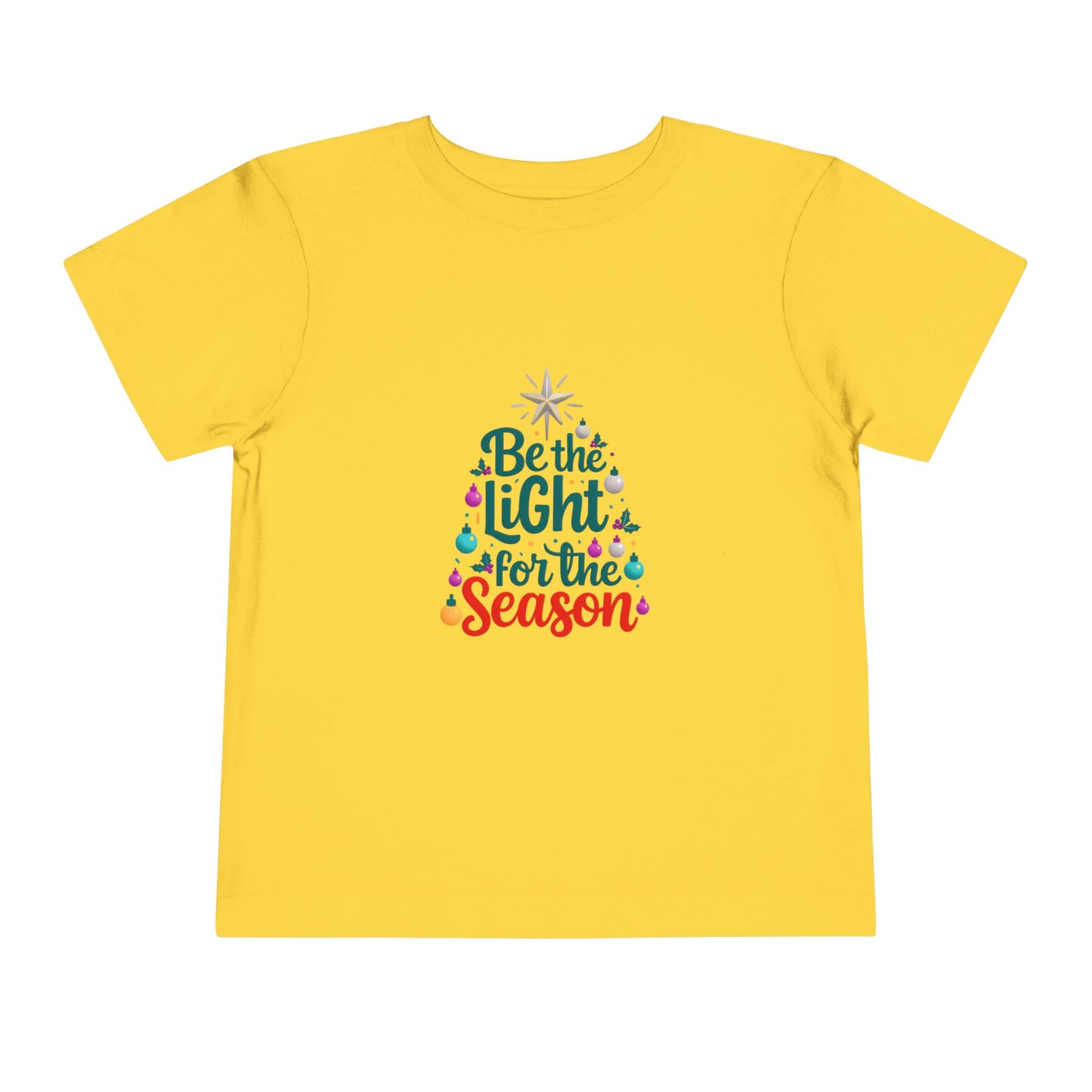 Be the Light Toddler Christmas Tee