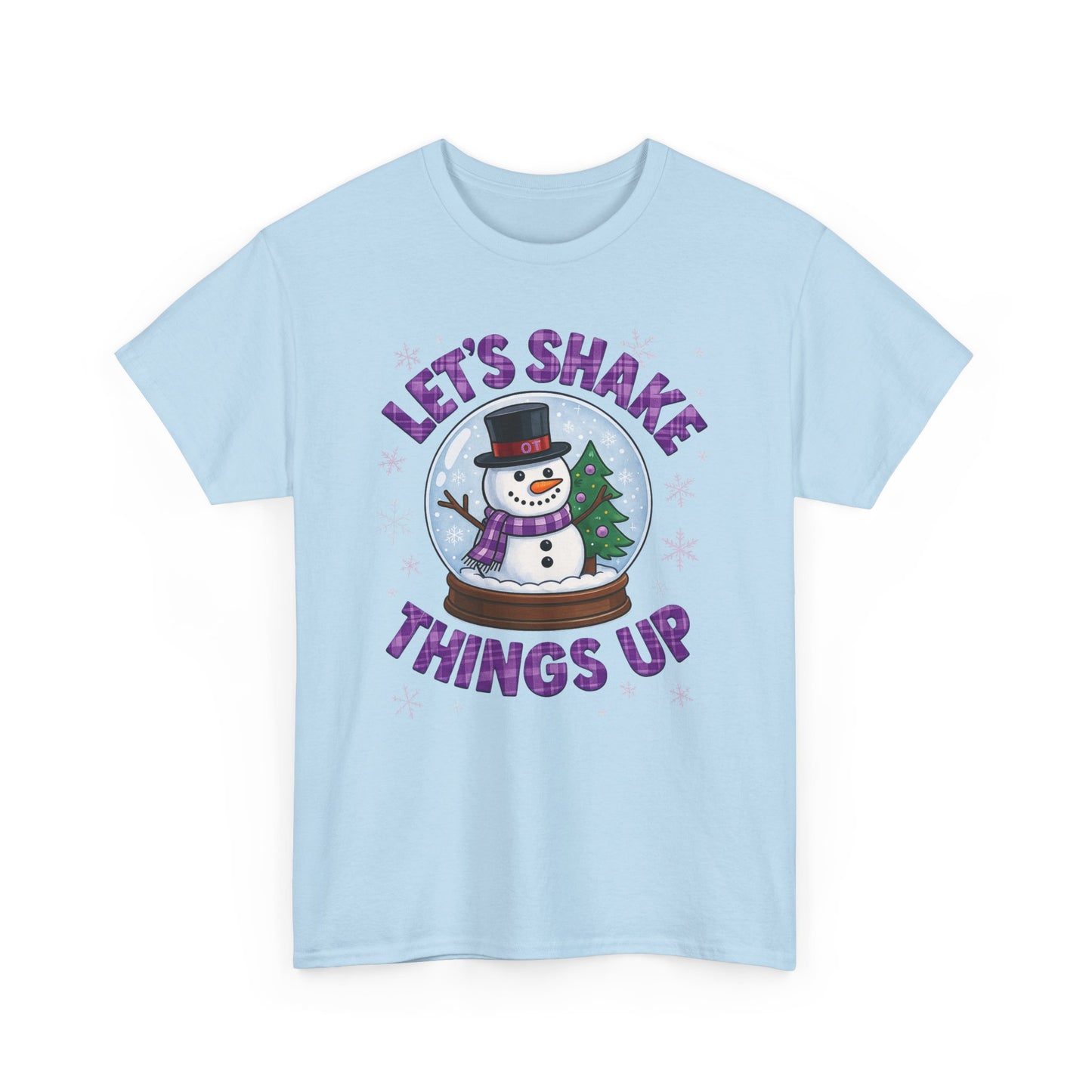 Snow Globe Tee with Let's Shake Things Up Design