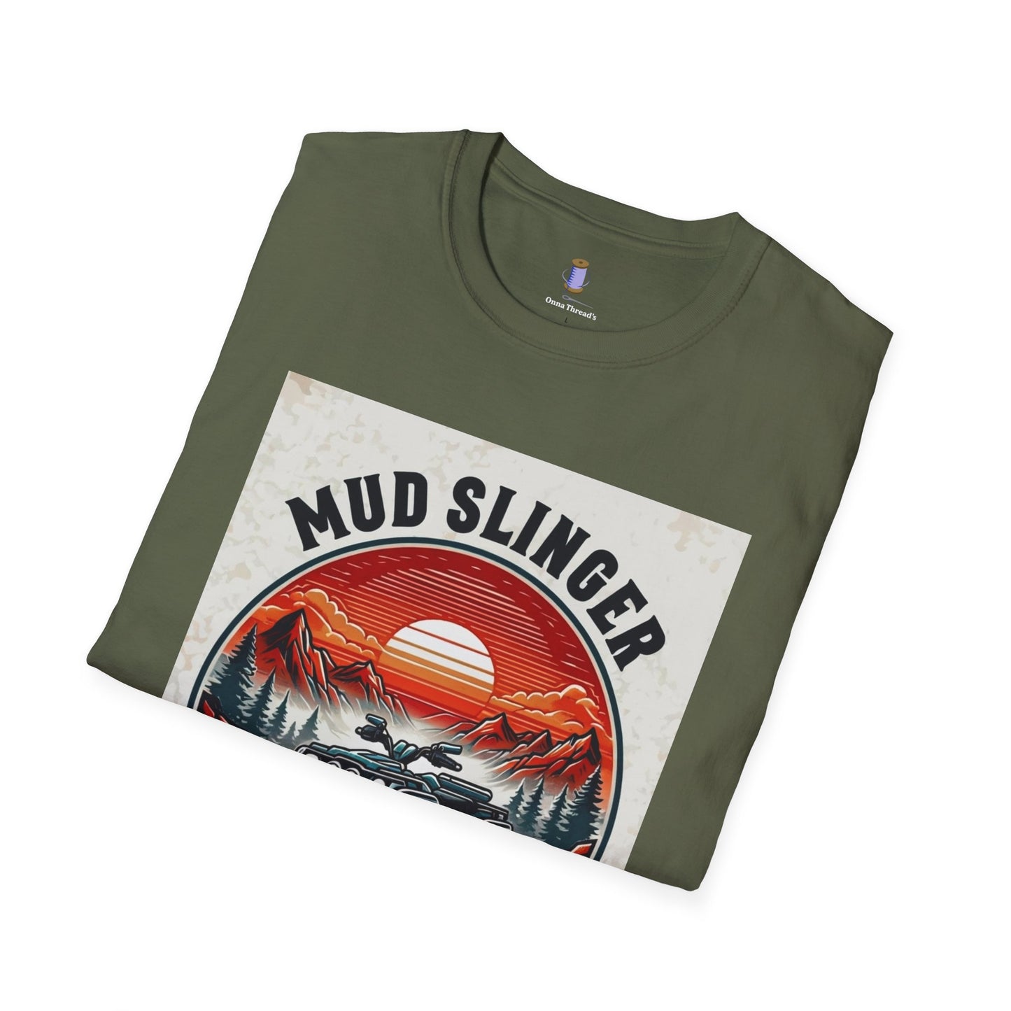 Mud Slinger Unisex Softstyle T-Shirt, Adventure Tee, Off-Road Enthusiast Shirt, Gift for Mud Lovers, Outdoor Sportswear, Gettin Dirty Tee