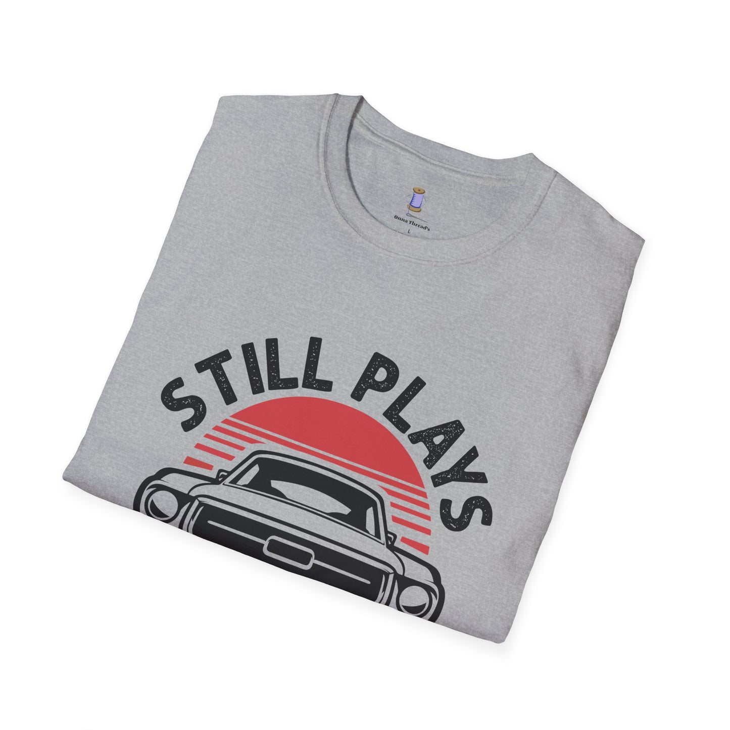 Retro Car Enthusiast T-Shirt, Still Plays with Cars Tee, Gift for Men, Vintage Auto Lover Shirt, Casual Wear, Birthday Present