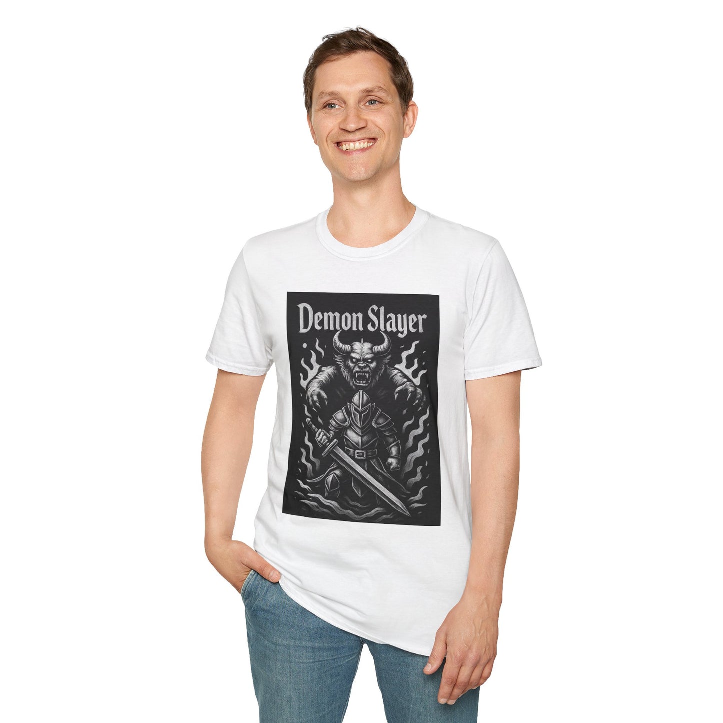 Demon Slayer Graphic T-Shirt, Anime Fan Gift, Casual Wear, Unisex Tee, Cool Graphic Tee, Gift for Gamers, Birthday Apparel