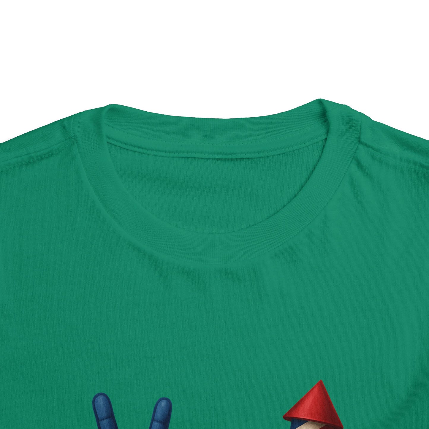 4th of July Peace & Heart Tee: Patriotic Toddler Shirt