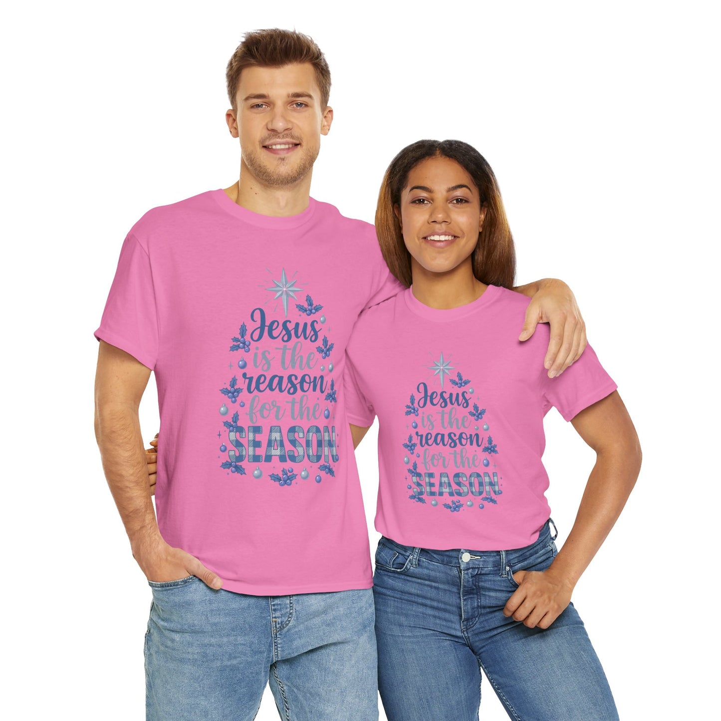 Jesus is the Reason Christmas Tree Tee